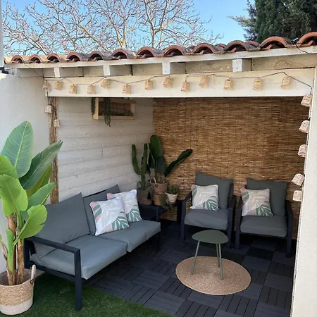 Alma, 3 Chambres, Piscine Privee, Elegante Maison Familiale Au Calme Entre Montpellier Et La Mediterranee Villa